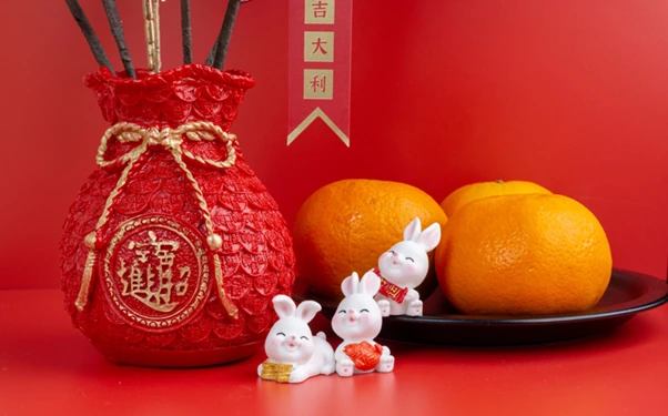 A feng shui arrangement for good fortune A feng shui arrangement for good fortune