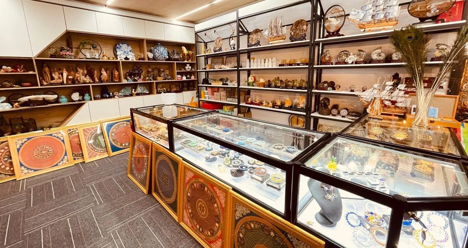 A Feng Shui supply store, filled with a wide variety of tools for energy enhancement